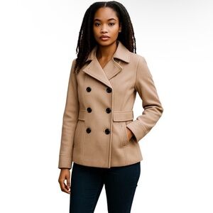 Victoria’s Secret Wool Tan Peacoat